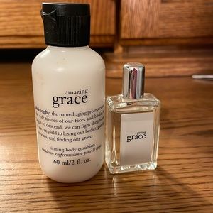 Amazing grace firming body emulsion and Giving Grace Fragrance